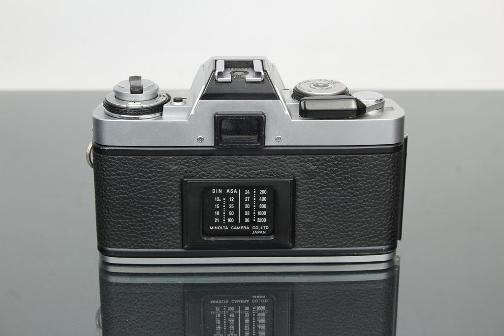 Minolta XG-M + 45mm 1:2 Minolta MD Rokkor lens