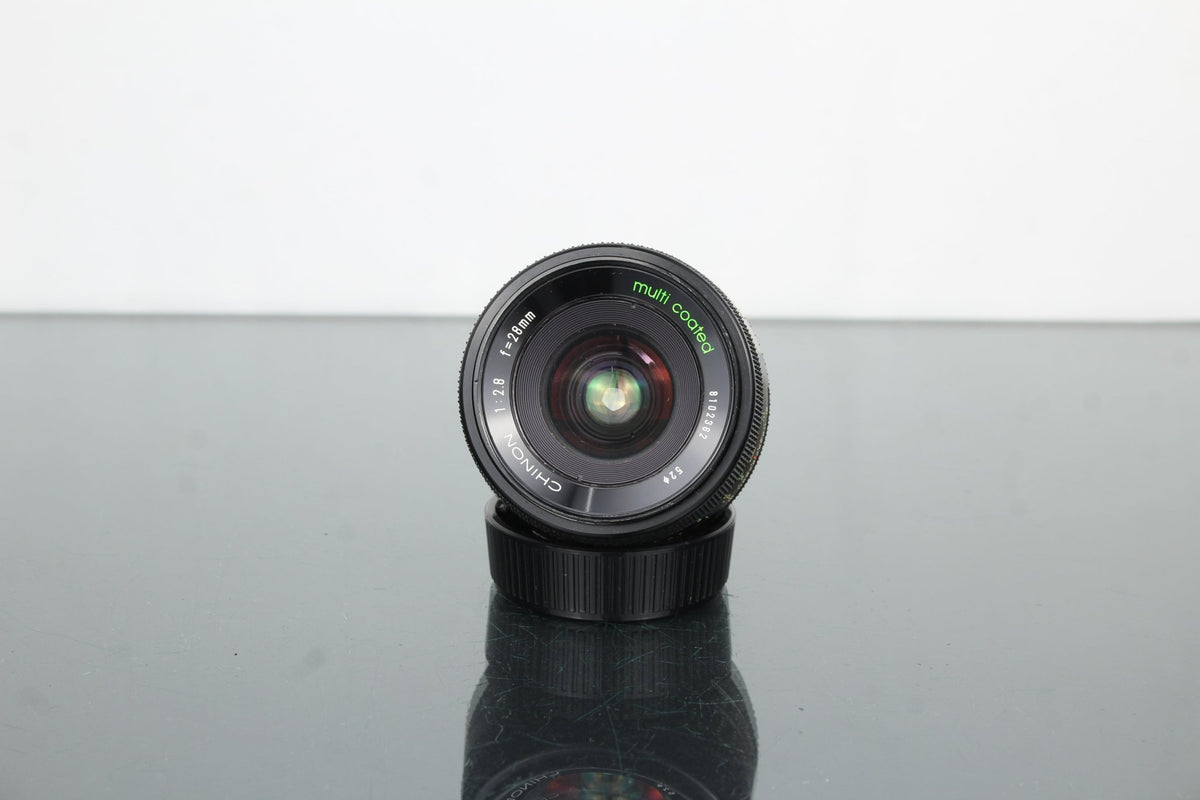 Chinon 1:2.8 28mm - Olympus OM - Dutch|Thrift